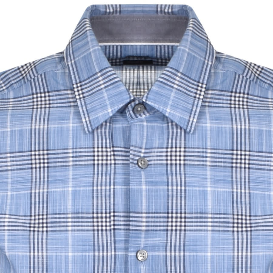 Alternative Image for ProductBOSS HUGO BOSS Lukas Regular Check Shirt Blue3